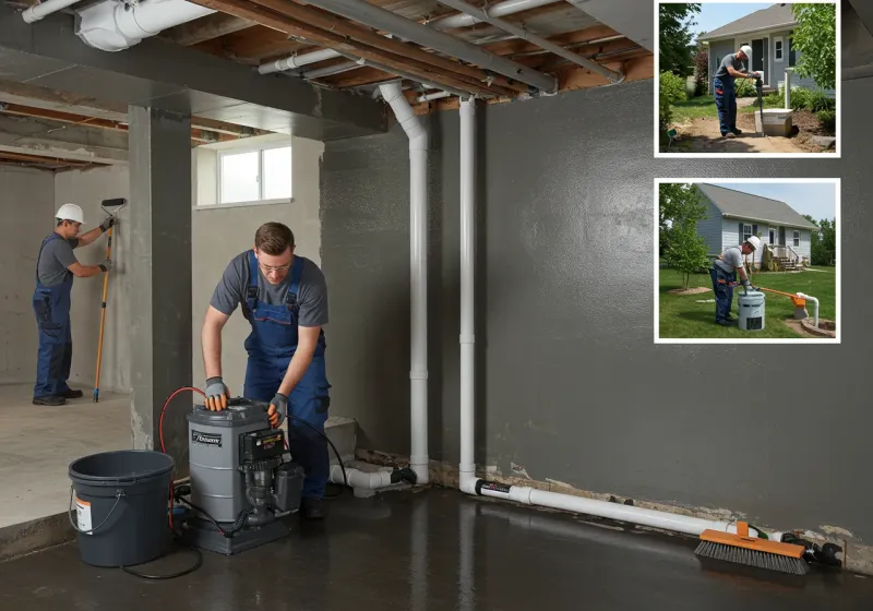 Basement Waterproofing and Flood Prevention process in Princes Lakes, IN